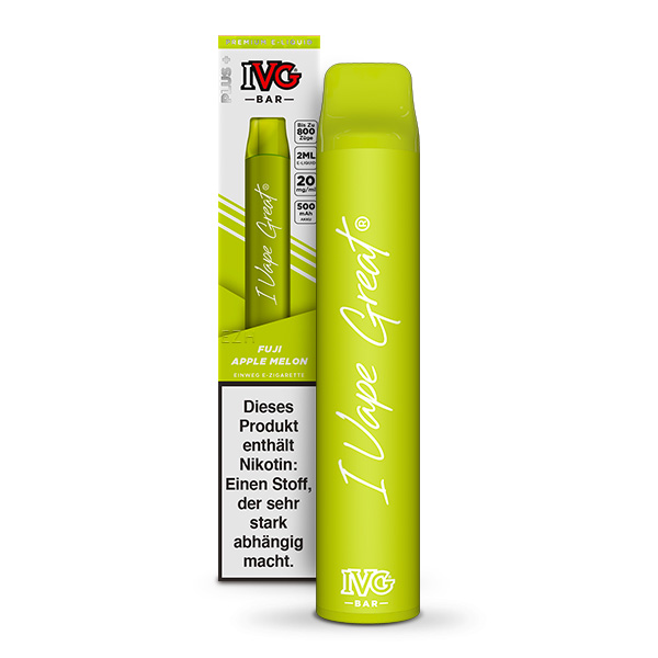 IVG - Bar Einweg E-Zigarette - Fuji Apple Melon 20mg/ml