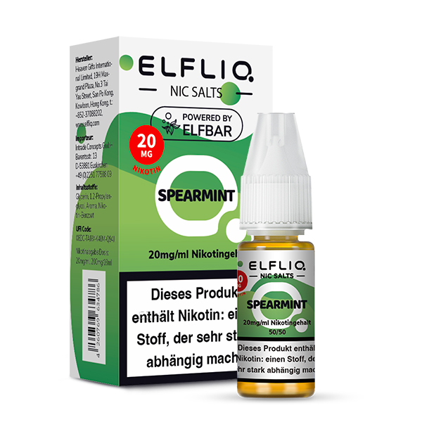 Elfliq Spearmint - 10ml Nikotinsalz-Liquid