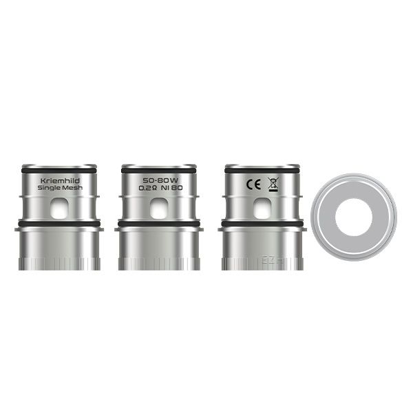 3x Vapefly Kriemhild Single Mesh Coil Verdampferkopf