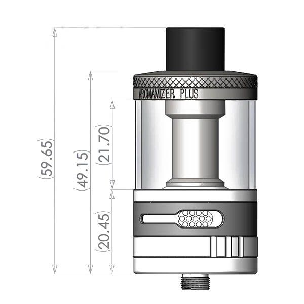 Steam Crave Aromamizer Plus RDTA Selbstwickler Tank