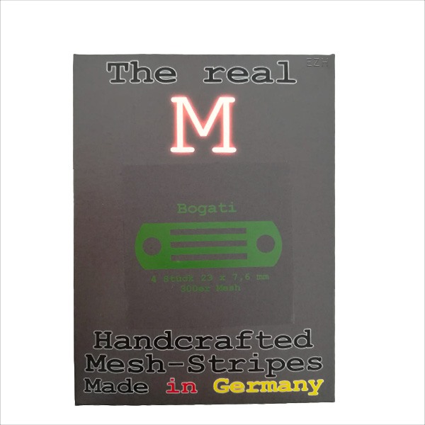 4x The Real M - Bogati SS316 Mesh 300 Stripes