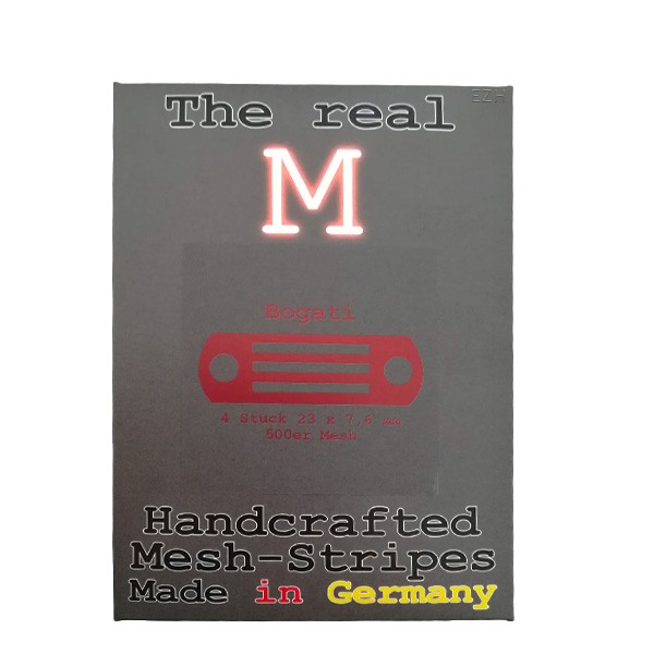 4x The Real M - Bogati SS316 Mesh 500 Stripes