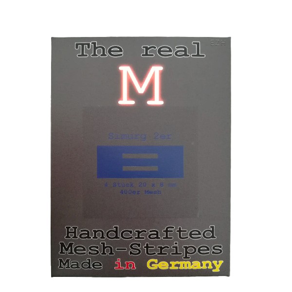 4x The Real M - Simurg 2er SS316 Mesh 400 Stripes