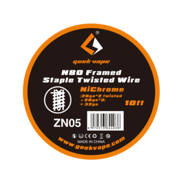 N80 Framed Staple Twisted Wickeldraht - ZN05