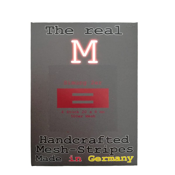 4x The Real M - Simurg 2er SS316 Mesh 500 Stripes