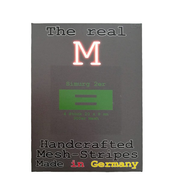 4x The Real M - Simurg 2er SS316 Mesh 300 Stripes