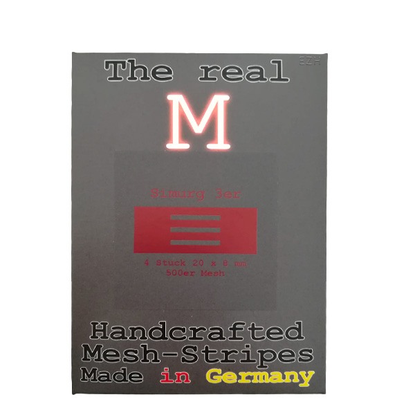 4x The Real M - Simurg 3er SS316 Mesh 500 Stripes