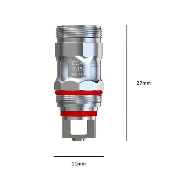 5x Eleaf EC-M Coil Verdampferkopf 0.15 Ohm