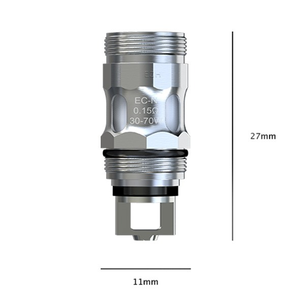 5x Eleaf EC-N Coil Verdampferkopf 0.15 Ohm