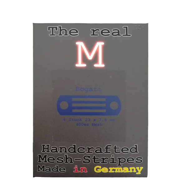 4x The Real M - Bogati SS316 Mesh 400 Stripes