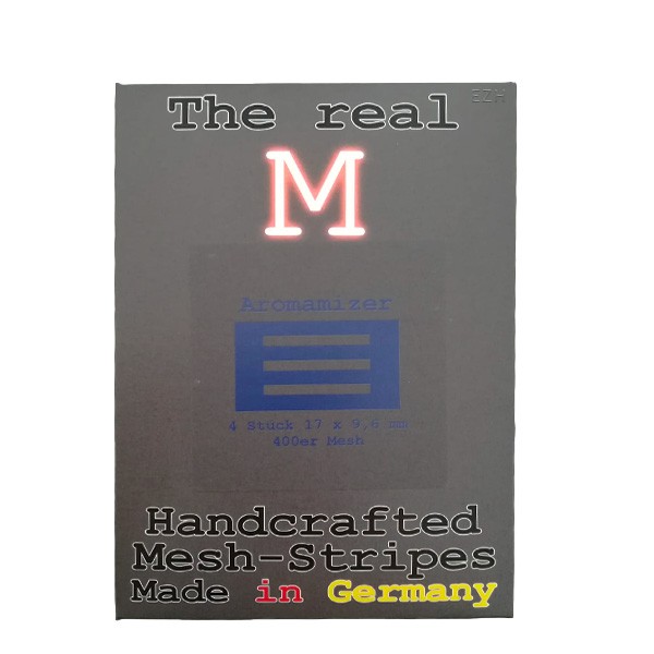 4x The Real M - Aromamizer SS316 Mesh 400 Stripes